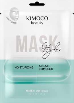 Beauty Hydro maska w płachcie z kompleksem alg, nawilżająca