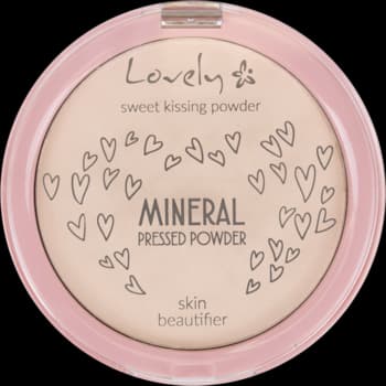 Mineral puder do twarzy, prasowany, silnie matujący fikser mineralny, Transparentny