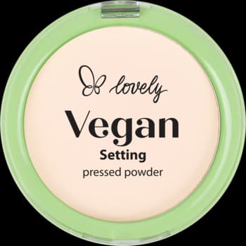 Vegan puder do twarzy, prasowany, wegański, matujący, Transparentny