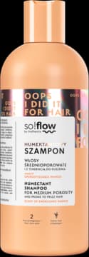 szampon do włosów średnioporowatych, humektantowy, zapach energetyzujące mango