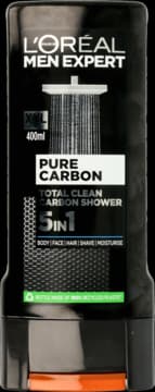 Pure Carbon żel pod prysznic, 5w1, Total Clean