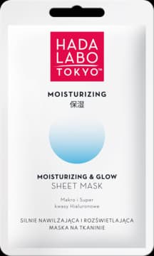 Moisturizing maska w płachcie, nawilżająco-rozświetlająca