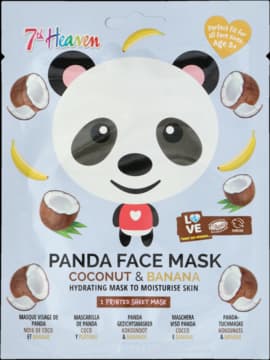 Panda maska w płachcie, Kokos i Banan