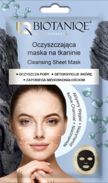 MultiBioMask maska w płachcie, oczyszczająca