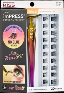 imPress Natural sztuczne rzęsy, kępki, samoprzylepne