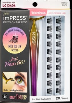 imPress Voluminous sztuczne rzęsy, kępki, samoprzylepne