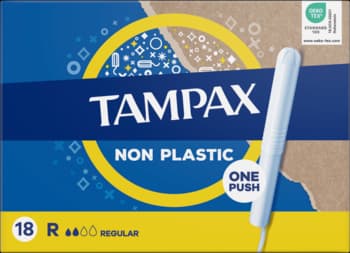 tampony higieniczne z aplikatorem bez plastiku, Regular