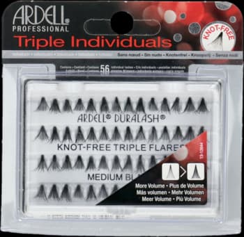Triple Individuals kępki rzęs, Medium Black