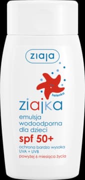 emulsja wodoodporna dla dzieci SPF 50+ ochrona bardzo wysoka UVA + UVB