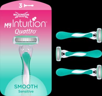 My Intuition Smooth Sensitive maszynki do golenia dla kobiet, 4 ostrzowe