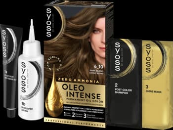 Oleo Intense farba do włosów, trwała, bez amoniaku, nr 6-10 Ciemny Blond