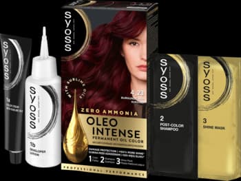 Oleo Intense farba do włosów, trwała, bez amoniaku, nr 4-23 Burgund