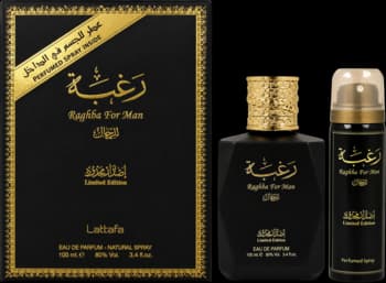 Raghba zestaw dla mężczyzn, woda perfumowana + dezodorant