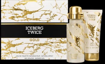 Twice Gold zestaw dla mężczyzn, woda toaletowa + żel pod prysznic