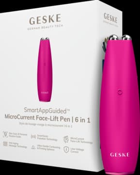 MicroCurrent urządzenie do mikroprądowego liftingu twarzy 6w1, Magenta