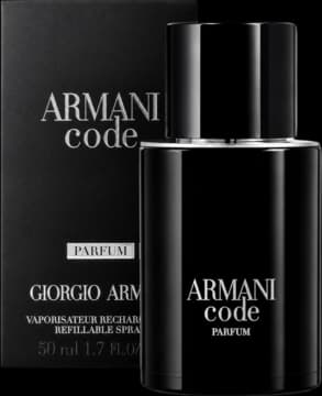 Code - Refillable czyste perfumy dla mężczyzn