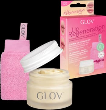 Lip Regeneration — zestaw rękawicy Scrubex i masełka do ust