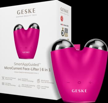 MicroCurrent urządzenie do mikroprądowego liftingu twarzy 6w1, Magenta