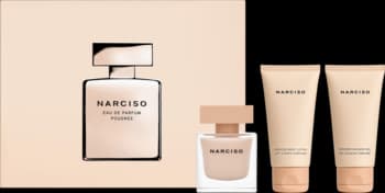 Narciso Poudrée zestaw dla kobiet, woda perfumowana + balsam do ciała + żel pod prysznic