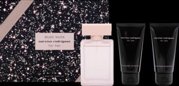Musc Nude zestaw dla kobiet, woda perfumowana + balsam do ciała + żel pod prysznic