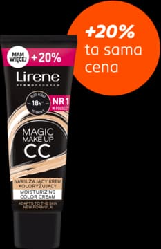 Magic Make Up CC krem CC do twarzy, nawilżająco-koloryzujący, dopasowujący się do cery