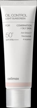 Oil Control Light Sunscreen krem do twarzy, lekki, przeciwsłoneczny z podwójną ochroną, SPF 50+, PA++++
