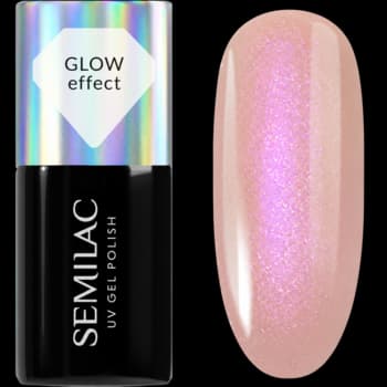 Glow Effect lakier hybrydowy, nr 988 Nude Pink Glow