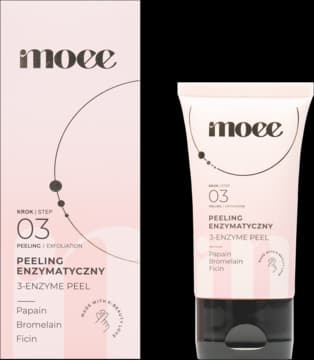 peeling do twarzy, enzymatyczny z Papainą, Bromelainą i Ficyną