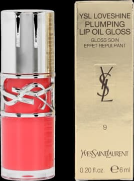 YSL Loveshine Plumping Lip Oil Gloss 9 Cherry Flash