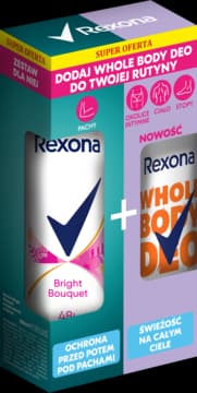 zestaw dla kobiet, antyperspirant w sprayu Bright Bouquet + dezodorant w sprayu Whole Body Deo Fresh Citrus