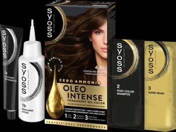 Oleo Intense farba do włosów, trwała, bez amoniaku, nr 4-86 Czekoladowy Brąz