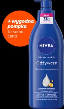 mleczko do ciała, odżywcze, 72h