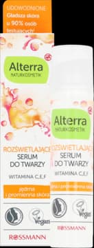 serum do twarzy, rozświetlające, z Witaminami C, E, F