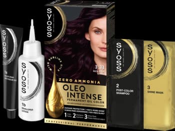 Oleo Intense farba do włosów, trwała, bez amoniaku, nr 3-33 Bogata Śliwka