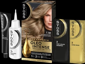 Oleo Intense trwała koloryzacja Chłodny Beżowy Blond 7-58