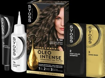 Oleo Intense farba do włosów, nr 5-54, Popielaty Jasny Brąz