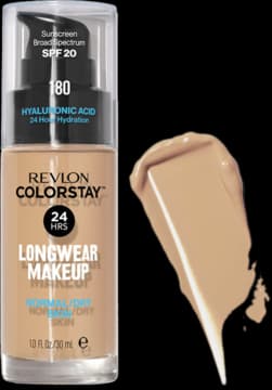 ColorStay podkład do twarzy, cera normalna i sucha, SPF 20, nr 180 Sand Beige