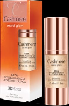 Secret Glam baza pod makijaż, kaszmirowa, wygładzająco-rozświetlająca