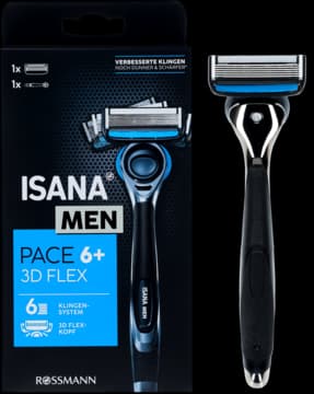 3D Flex maszynka do golenia, 1 rączka + 1 wkład, 6 ostrzowa, dla mężczyzn