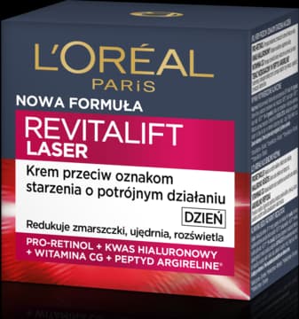 Paris Revitalift Laser wzmacniający krem liftingujący Triple Action Age-Correcting Day Cream