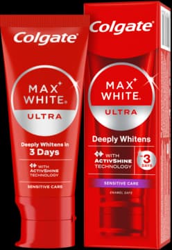 Max White Ultra Sensitive Care pasta do zębów, głęboko wybielająca