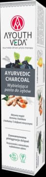 Ayurvedic Charcoal pasta do zębów, wybielająca