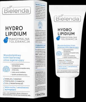 Hydro Lipidium krem do twarzy, wysokolipidowy, barierowy, silnie regenerujący