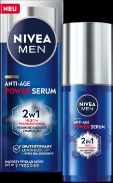 Anti-Age Power serum do twarzy, 2w1, przeciw zmarszczkom i przebarwieniom