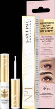 N°1 serum do rzęs i brwi, na porost, multipeptydowe