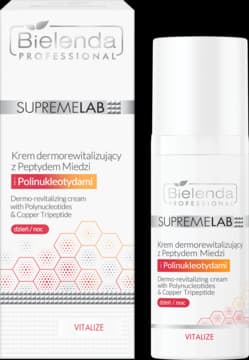 SupremeLab Vitalize krem do twarzy, dermowitalizujący, z Peptydami Miedzi i Polinukleotydami