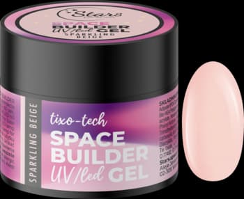 Builder Gel żel do paznokci, budujący, Sparkling Beige