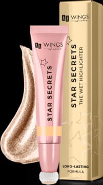 Star Secrets rozświetlacz do twarzy, kremowy, nr 02 Gold Glow