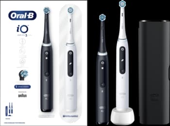 iO 5 szczoteczki do zębów, elektryczne, Quiet White & Matt Black