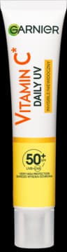 Skin Naturals Vitamin C fluid do twarzy rozświetlający, niewidoczny, SPF 50+